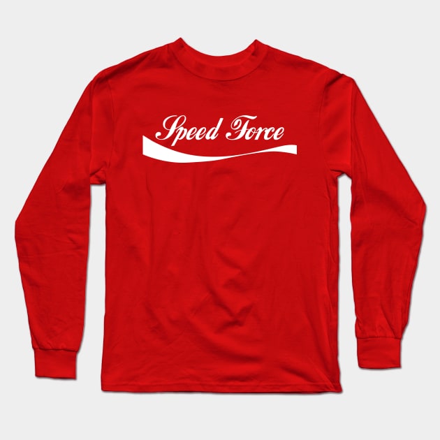 Speed Force - Coke Style Long Sleeve T-Shirt by FangirlFuel